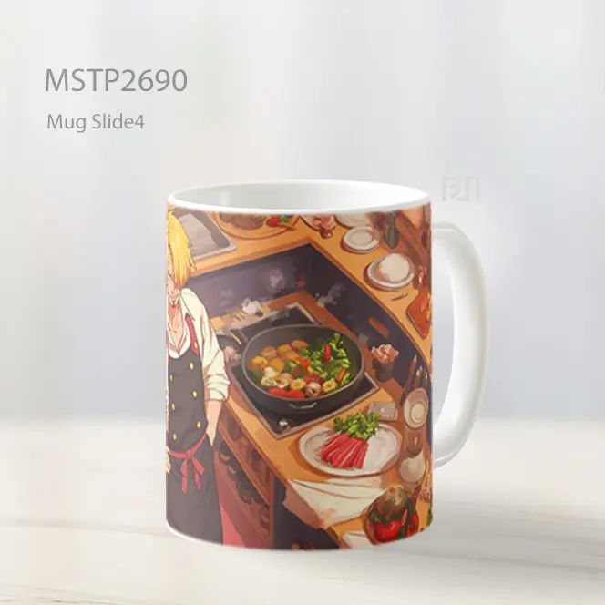 Sanji Memasak Makanan One Piece Mug MSTP2690