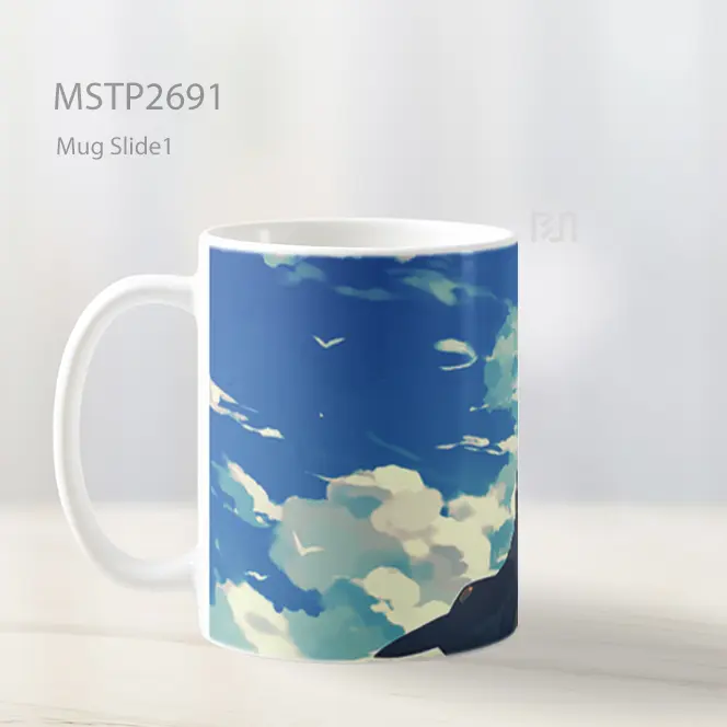 Sanji Merokok One Piece Mug MSTP2691 - All-side / Desain