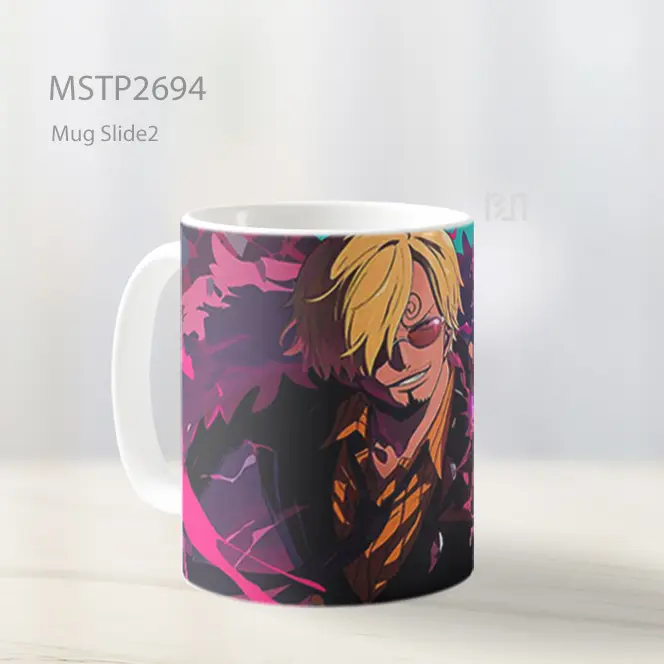 Sanji One Piece Mug MSTP2694 - All-side / Desain