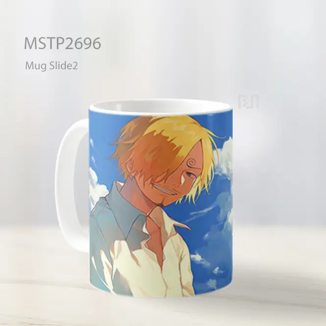 Sanji Smiling In The Sky Mug MSTP2696 - All-side / Desain