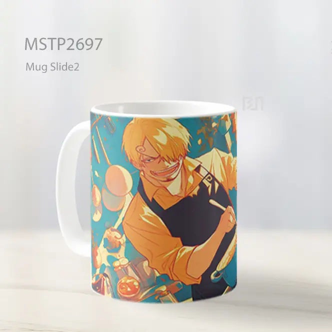 Sanji Vinsmoke One Piece Mug MSTP2697 - All-side / Desain