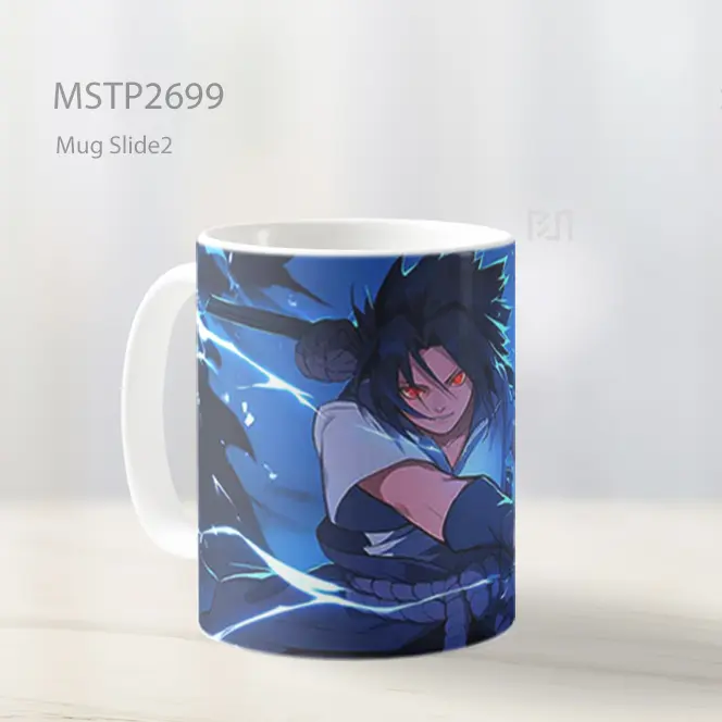 Sasuke Chidori Energi Dekstop Mug MSTP2699 - All-side / Desain
