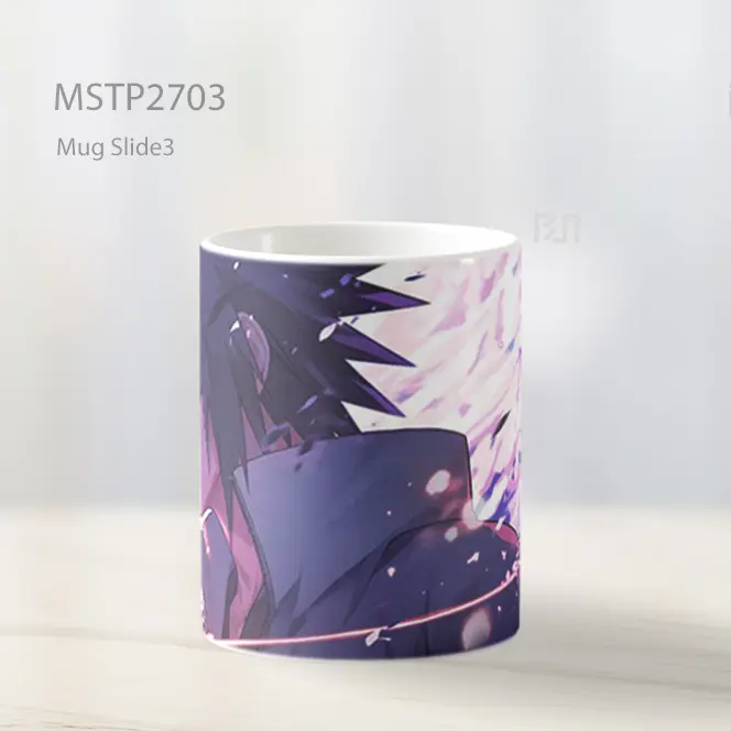 Sasuke Uchiha Menoleh Di Salju Mug MSTP2703 - All-side / Desain