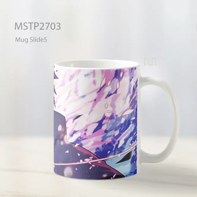 Sasuke Uchiha Menoleh Di Salju Mug MSTP2703 - All-side / Desain