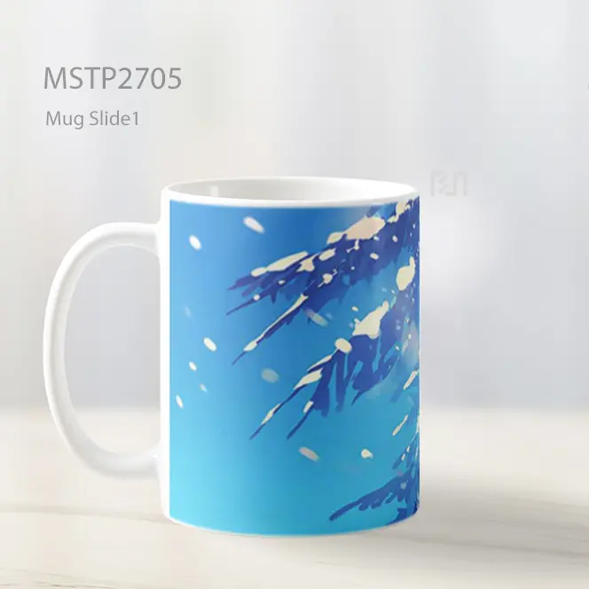 Sasuke Musim Dingin Alam Blur Mug MSTP2705 - All-side / Desain