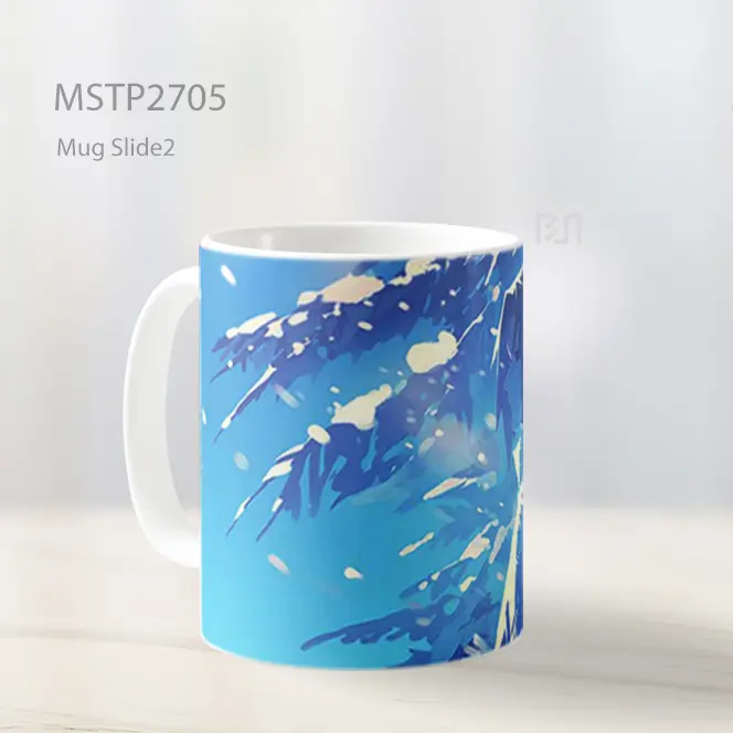 Sasuke Musim Dingin Alam Blur Mug MSTP2705 - All-side / Desain