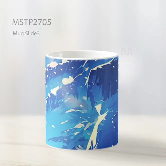 Sasuke Musim Dingin Alam Blur Mug MSTP2705 - All-side / Desain