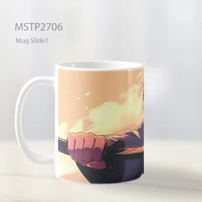 Sasuke Pose Pedang Dekstop Mug MSTP2706 - All-side / Desain