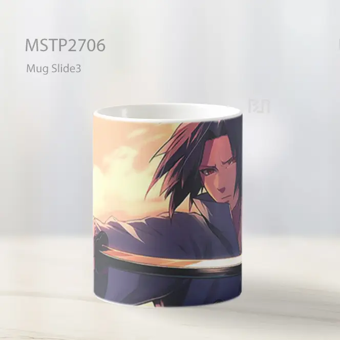 Sasuke Pose Pedang Dekstop Mug MSTP2706 - All-side / Desain
