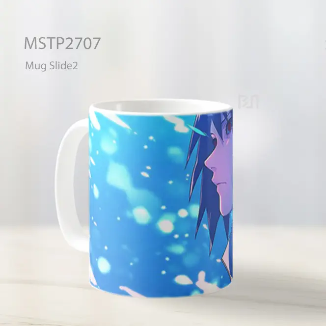Sasuke Tatapan Reflektif Dekstop Mug MSTP2707 - All-side / Desain