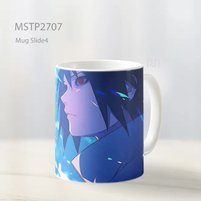 Sasuke Tatapan Reflektif Dekstop Mug MSTP2707