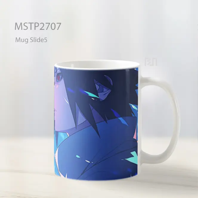 Sasuke Tatapan Reflektif Dekstop Mug MSTP2707 - All-side / Desain