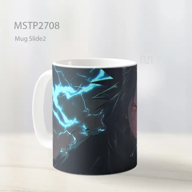 Sasuke Uchiha Chidori Mata Petir Anime Mug MSTP2708 - All-side / Desain