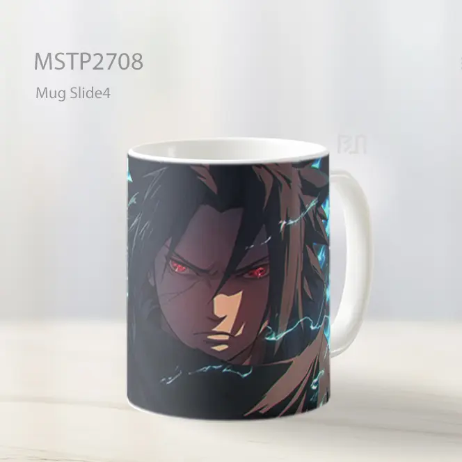 Sasuke Uchiha Chidori Mata Petir Anime Mug MSTP2708