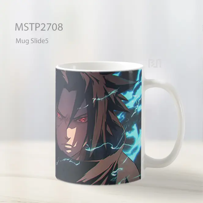 Sasuke Uchiha Chidori Mata Petir Anime Mug MSTP2708 - All-side / Desain