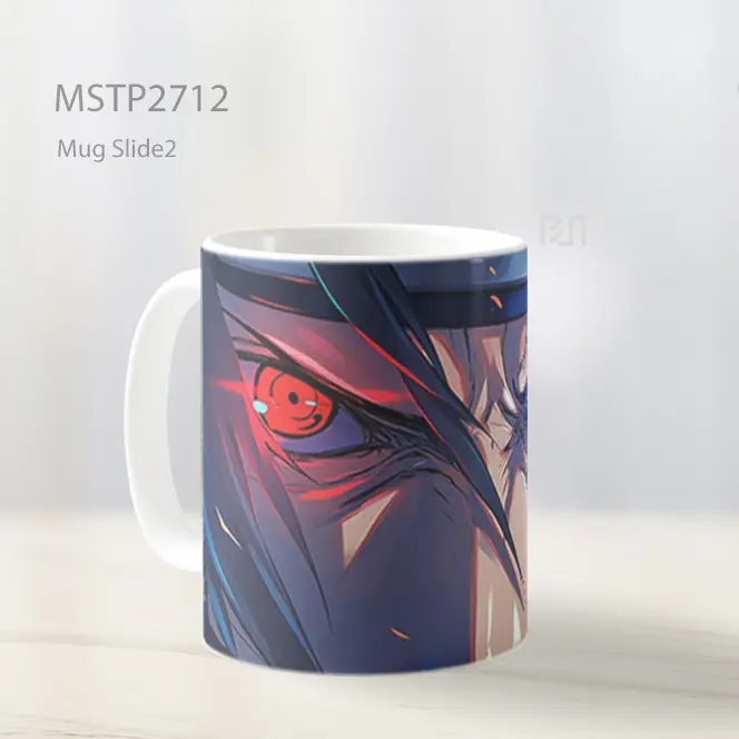Sasuke Uchiha Jurus Chidori Mug MSTP2712 - All-side / Desain