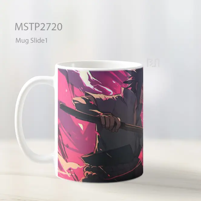 Sasuke Uchiha Serangan Pedang Mug MSTP2720 - All-side / Desain