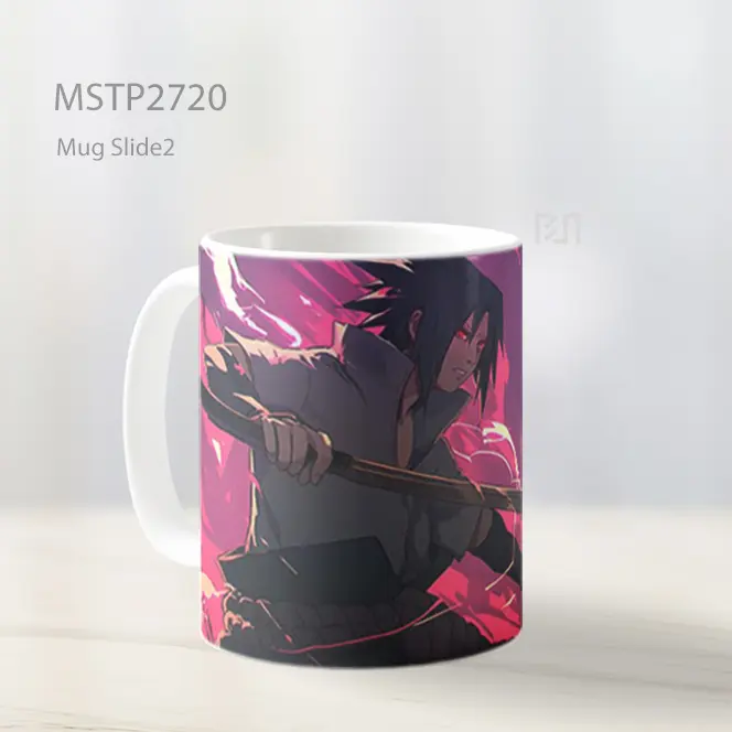 Sasuke Uchiha Serangan Pedang Mug MSTP2720 - All-side / Desain