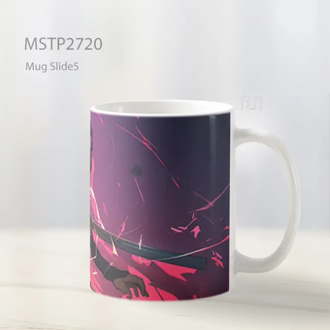 Sasuke Uchiha Serangan Pedang Mug MSTP2720 - All-side / Desain