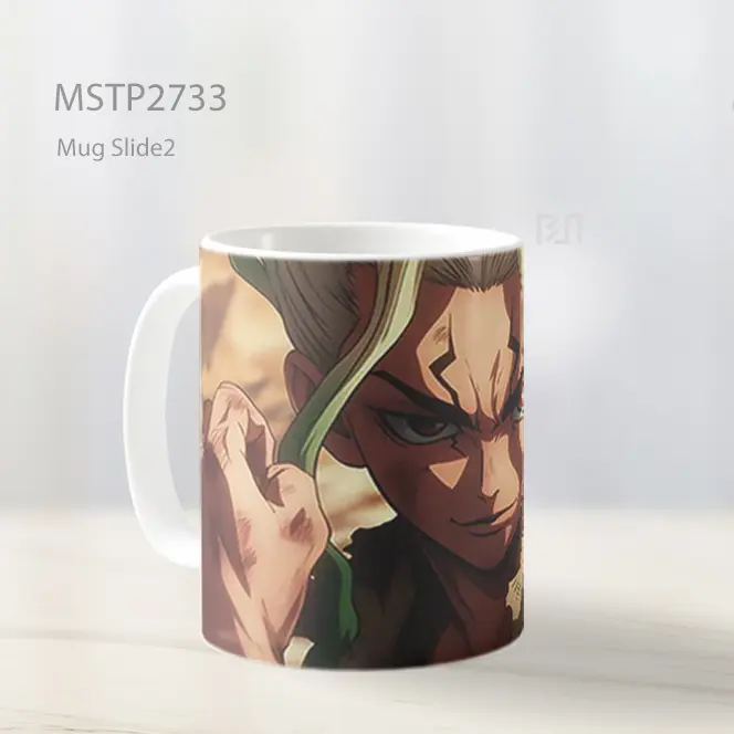Senku Dr Stone Menghitung Mug MSTP2733 - All-side / Desain