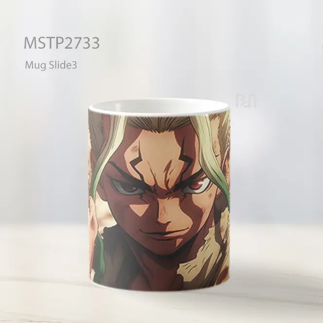 Senku Dr Stone Menghitung Mug MSTP2733 - All-side / Desain
