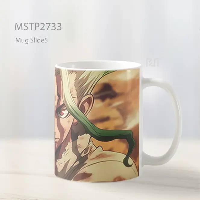 Senku Dr Stone Menghitung Mug MSTP2733 - All-side / Desain