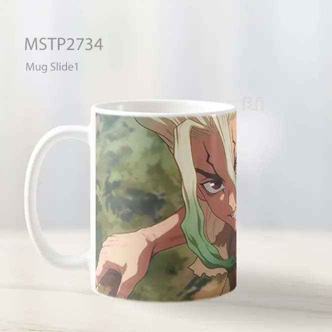 Senku Dr. Stone Senyum Genius Ilmu Pengetahuan Mug MSTP2734 - All-side / Desain