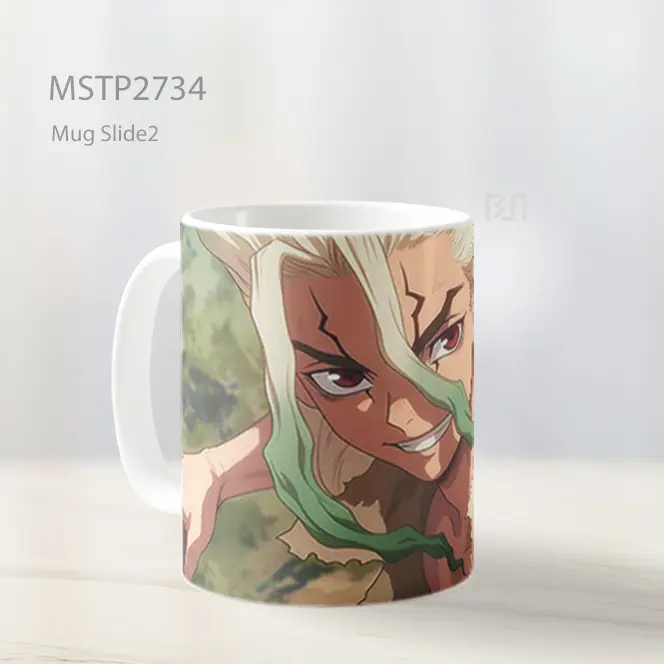 Senku Dr. Stone Senyum Genius Ilmu Pengetahuan Mug MSTP2734 - All-side / Desain
