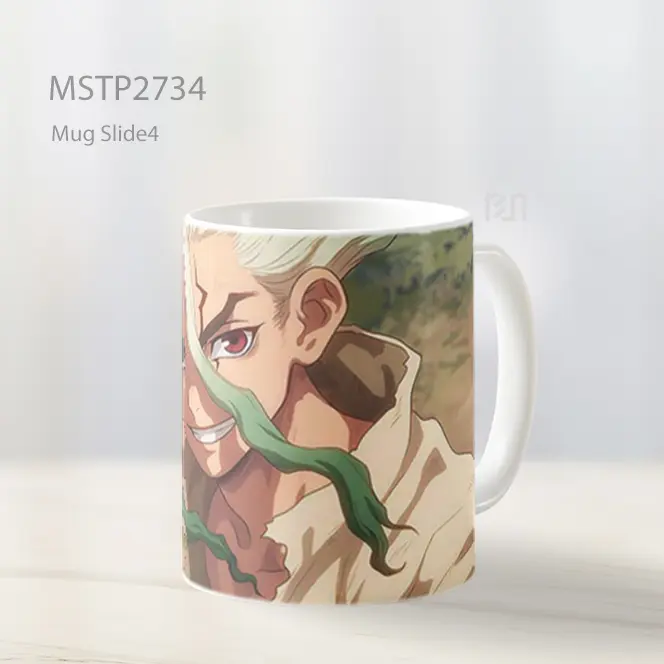 Senku Dr. Stone Senyum Genius Ilmu Pengetahuan Mug MSTP2734