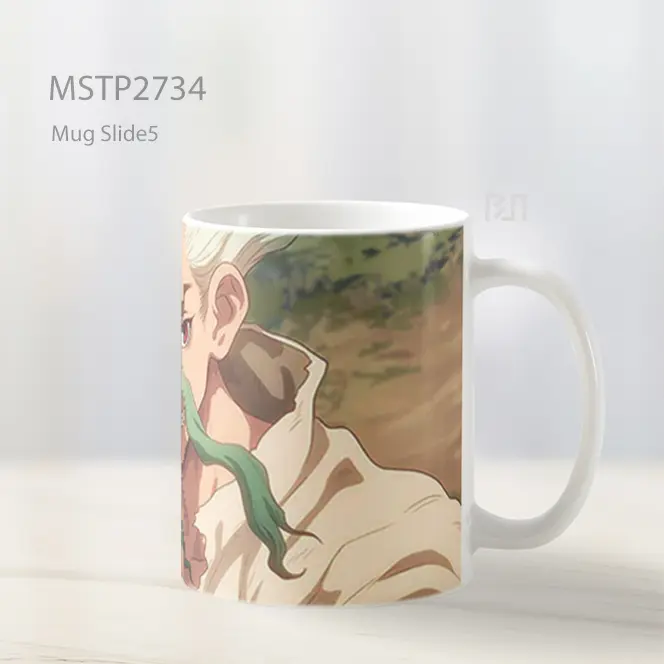 Senku Dr. Stone Senyum Genius Ilmu Pengetahuan Mug MSTP2734 - All-side / Desain