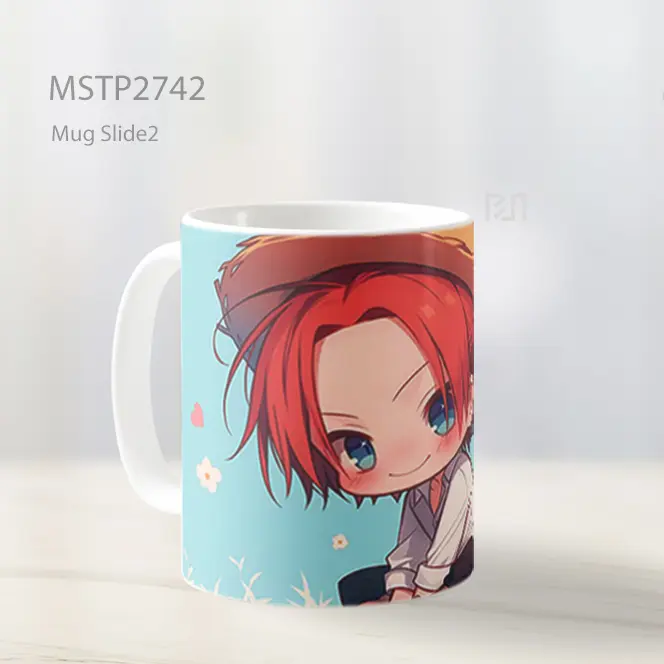 Shanks Chibi One Piece Lucu Mug MSTP2742 - All-side / Desain