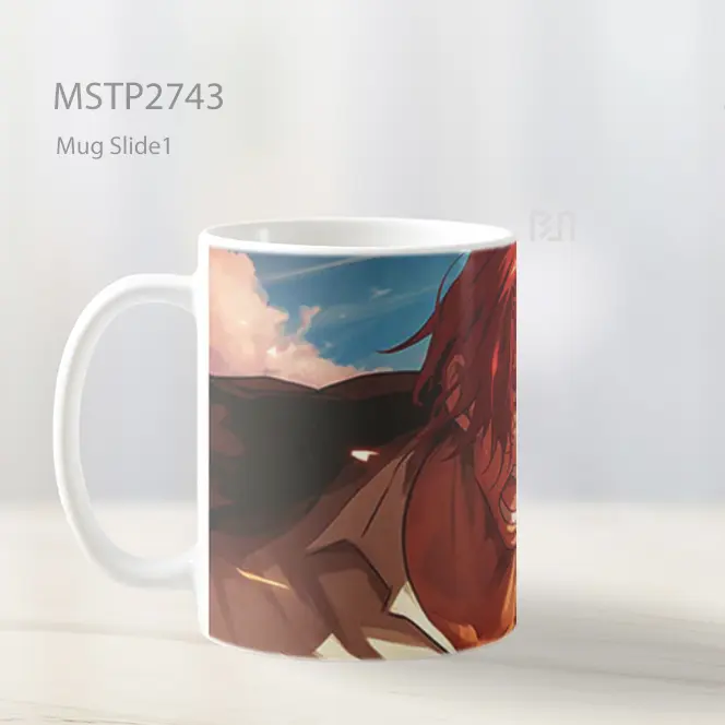 Shanks One Piece Berteriak Mug MSTP2743 - All-side / Desain