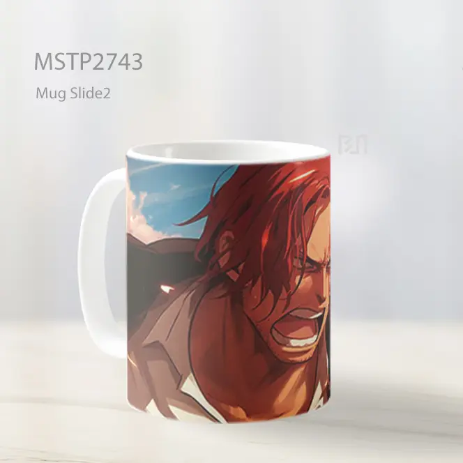 Shanks One Piece Berteriak Mug MSTP2743 - All-side / Desain