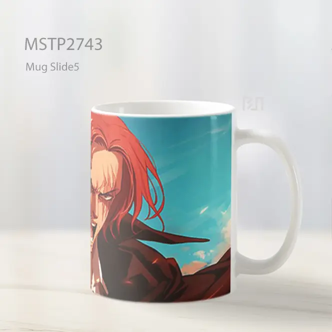Shanks One Piece Berteriak Mug MSTP2743 - All-side / Desain