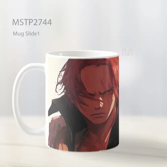 Shanks One Piece Red Haired Pirate Mug MSTP2744 - All-side / Desain
