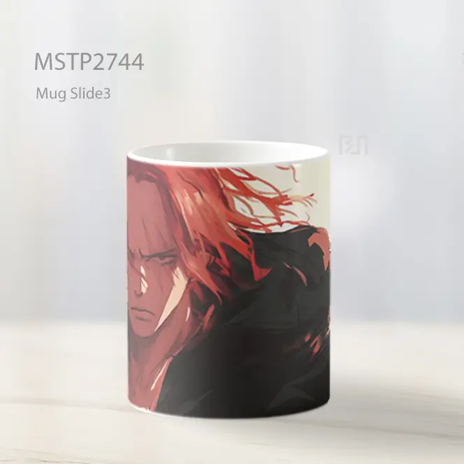 Shanks One Piece Red Haired Pirate Mug MSTP2744 - All-side / Desain