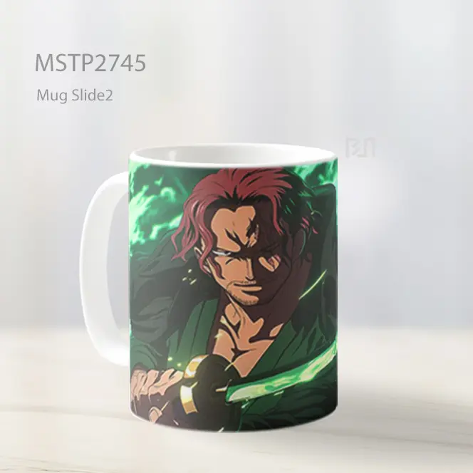 Shanks One Piece Mug MSTP2745 - All-side / Desain