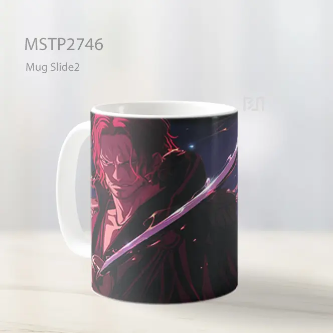 Shanks One Piece Mug MSTP2746 - All-side / Desain