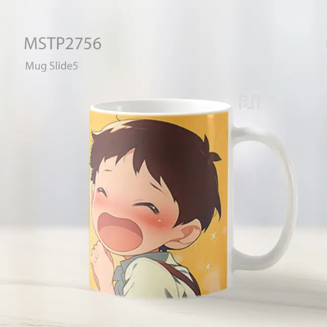 Shinji Ikari Chibi Menangis Evangelion Mug MSTP2756 - All-side / Desain
