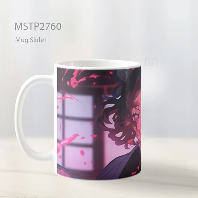 Shinobu Api Pink Demon Slayer Mug MSTP2760 - All-side / Desain