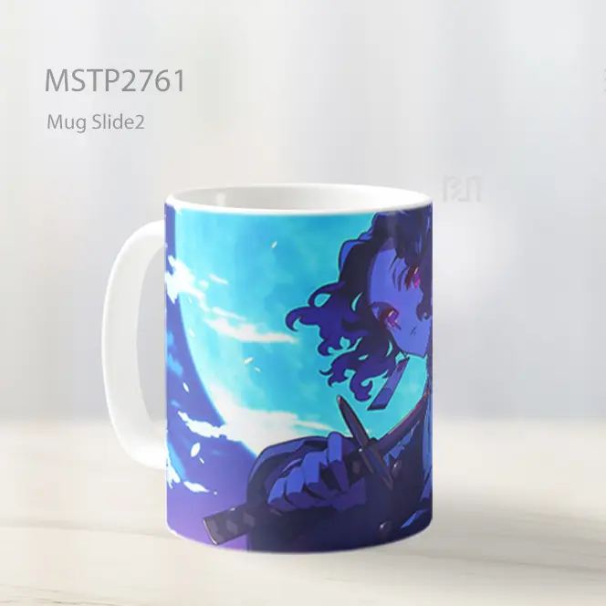Shinobu Demon Slayer Bulan Biru Mug MSTP2761 - All-side / Desain