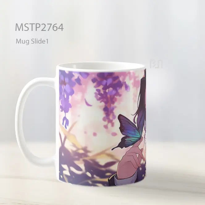 Shinobu Kocho Demon Slayer Kupu Kupu Mug MSTP2764 - All-side / Desain