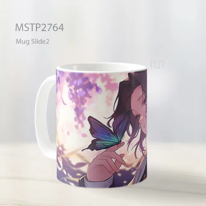 Shinobu Kocho Demon Slayer Kupu Kupu Mug MSTP2764 - All-side / Desain