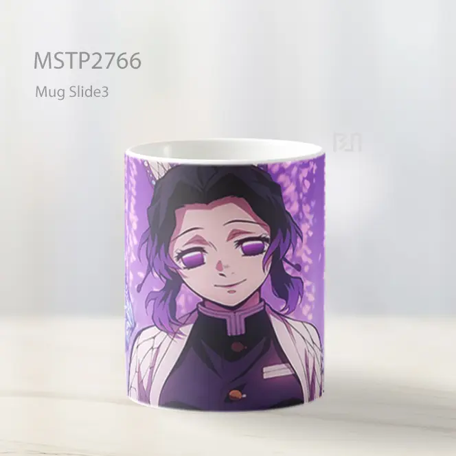 Shinobu Kocho Demon Slayer Wisteria Ungu Mug MSTP2766 - All-side / Desain