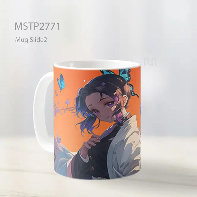 Shinobu Tarian Kupu Kupu Mug MSTP2771 - All-side / Desain