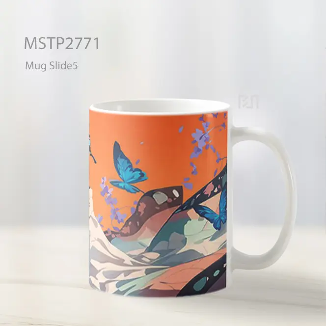 Shinobu Tarian Kupu Kupu Mug MSTP2771 - All-side / Desain