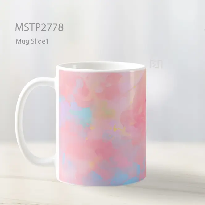 Siluet Gadis Anime Aura Blur Mug MSTP2778 - All-side / Desain