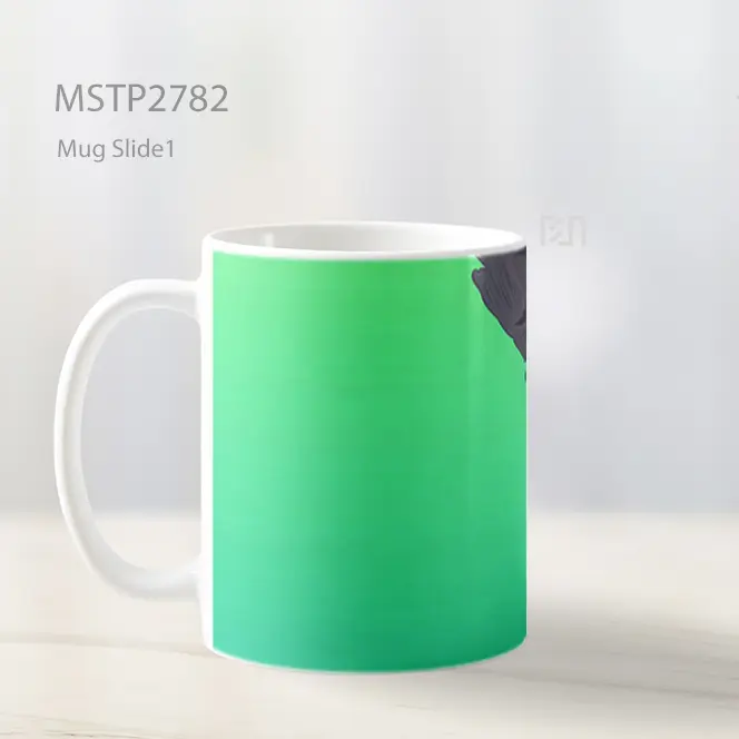 Smiling Luffy One Piece Latar Hijau Mug MSTP2782 - All-side / Desain