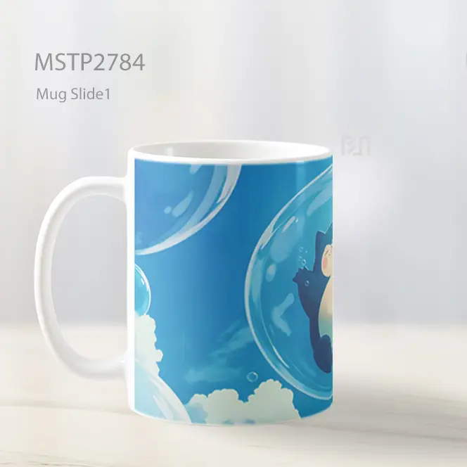 Snorlax Di Langit Gelembung Mug MSTP2784 - All-side / Desain