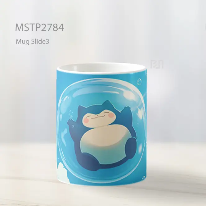 Snorlax Di Langit Gelembung Mug MSTP2784 - All-side / Desain